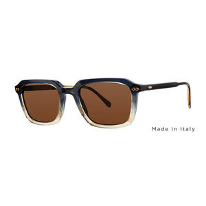 Valdo Elio Sunglasses Navy-Horn 52mm
